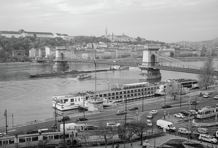 Chain Bridge on the Danube Photograph by Mark Duehmig