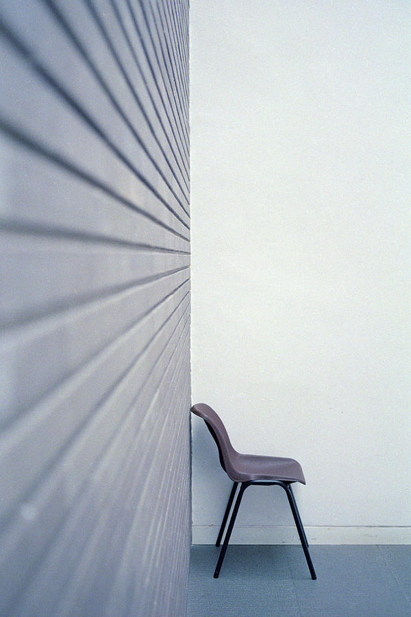 Chair Against Wall Photograph by Ragega!!ery