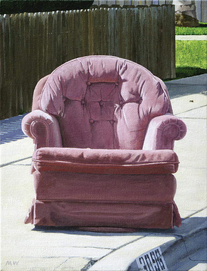 Chair Painting - Chairy by Michael Ward