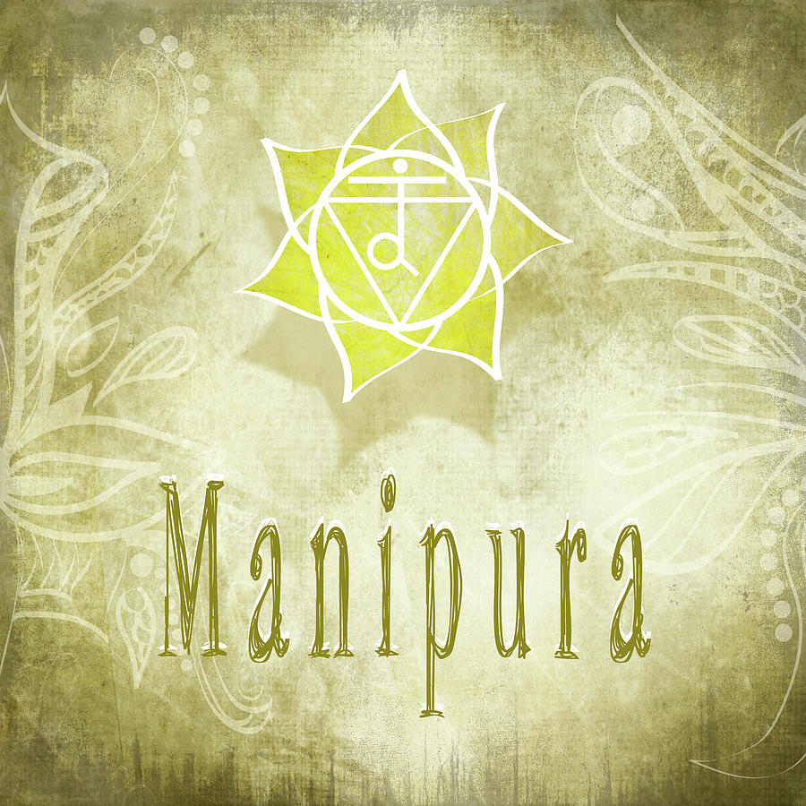 Inspirational Mixed Media - Chakrasyoga_manipura V3 4 by Lightboxjournal