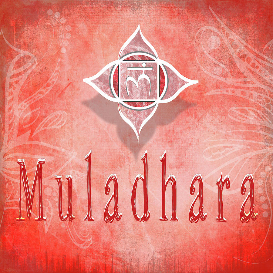 Inspirational Mixed Media - Chakrasyoga_muladhara V3 by Lightboxjournal