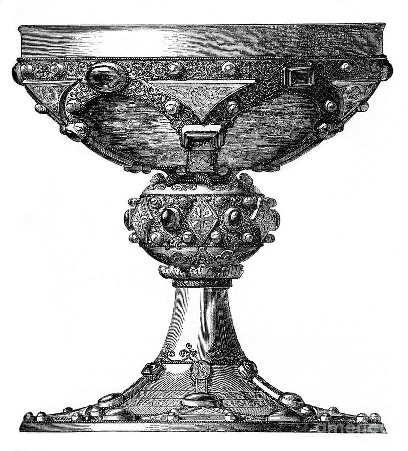 Chalice, Said To Be Of Saint-remy, 1870 Drawing by Print Collector ...