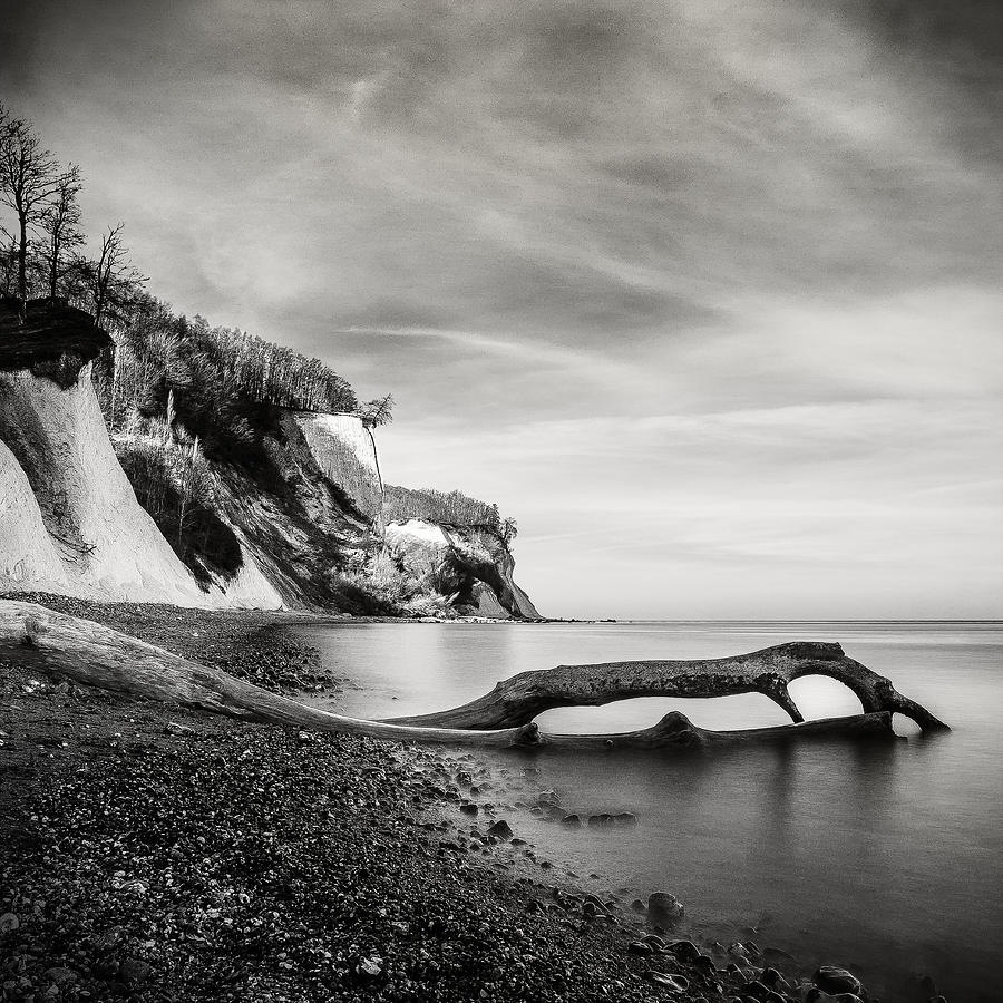 Beach Photograph - Chalk Cliffs On Rgen by Mario Benz