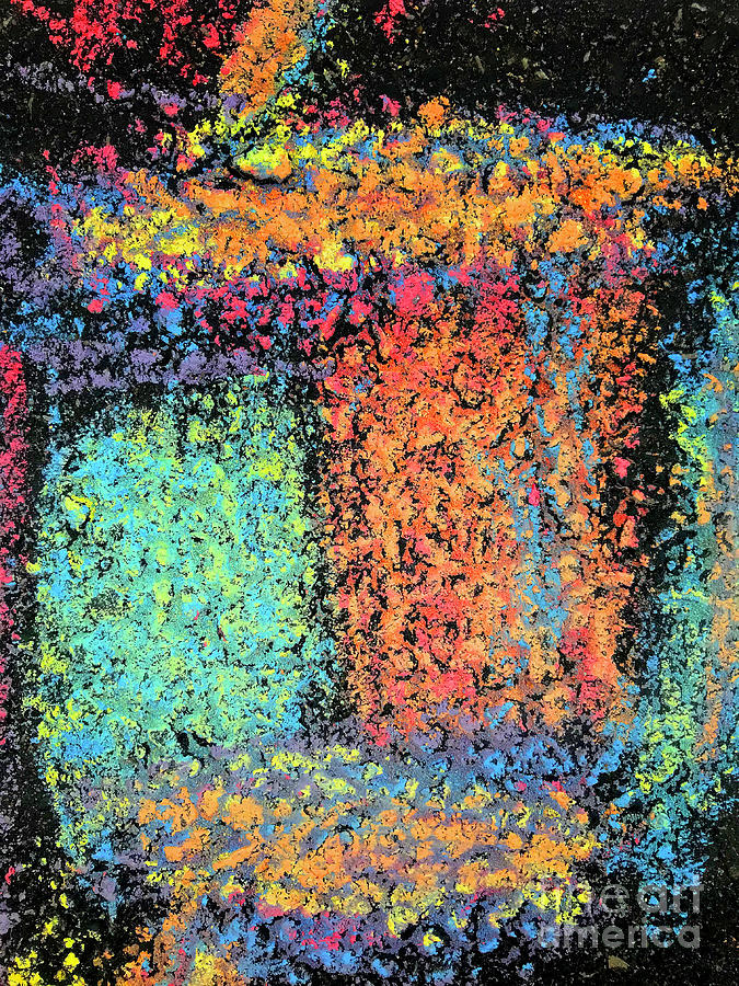 Chalk Photograph - Chalk Quilt by Karen Adams Chalk Photograph - Chalk Quilt by Karen Adams