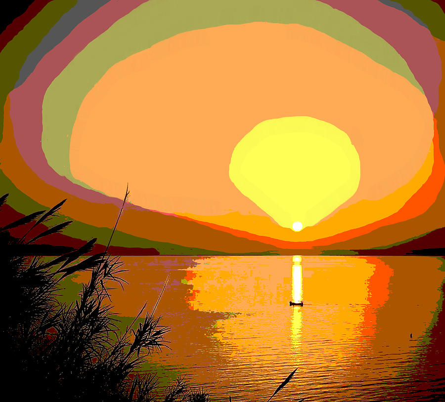 Chalkidiki Sunrise Digital Art by Jonathan Thompson