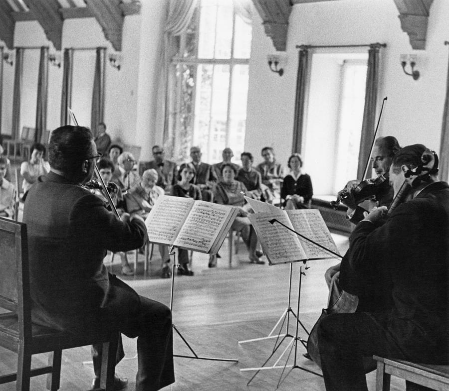 Chamber Music In Bavaria Photograph by Erich Auerbach