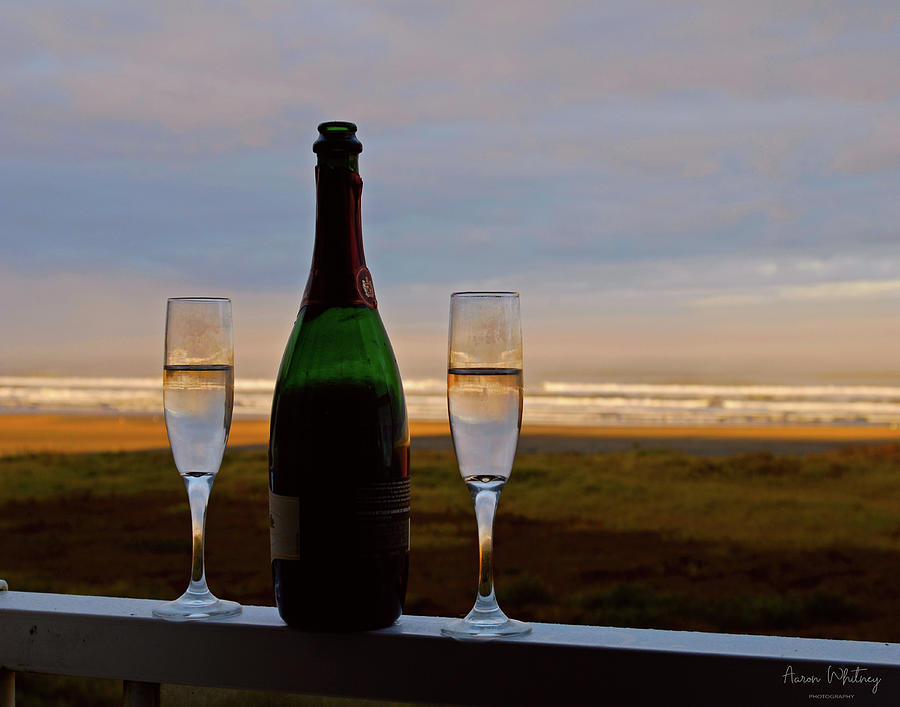 Champagne Photograph - Champagne At The Beach by Aaron Whitney Champagne Photograph - Champagne At The Beach by Aaron Whitney