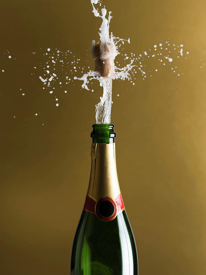Champagne. Celebration Still Life Photograph by Syldavia