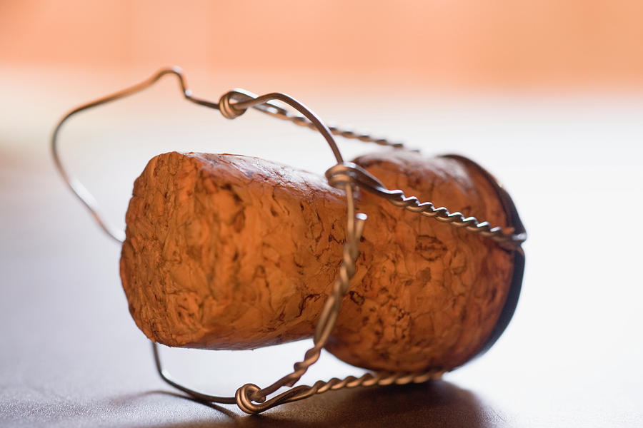 Champagne Cork With Wire, Close-up Photograph by Nacivet Champagne Cork With Wire, Close-up Photograph by Nacivet
