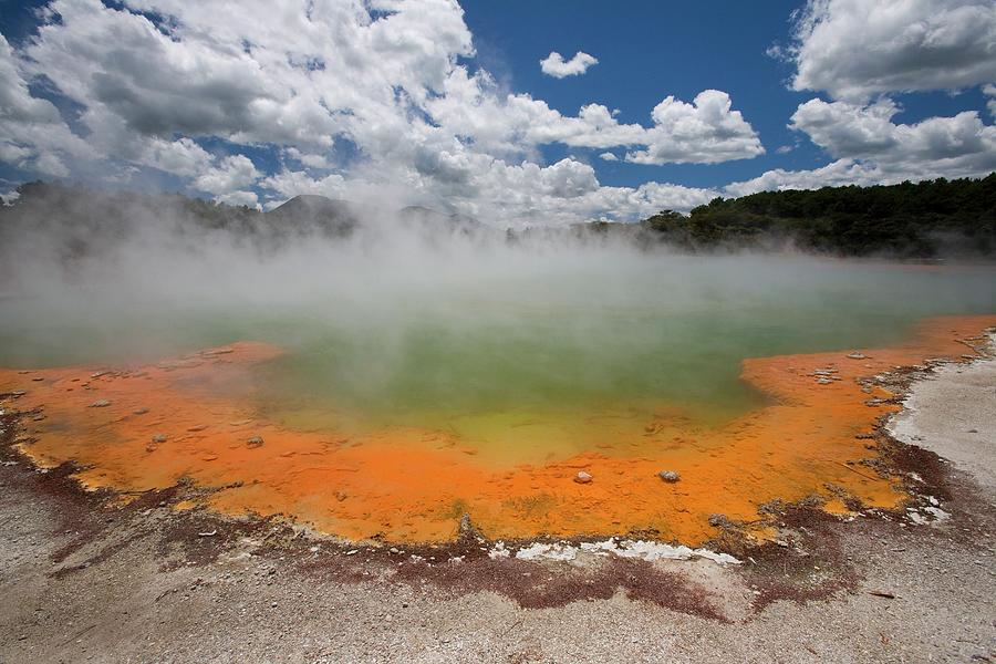 Champagne Pool At Geothermal Site Photograph by Design Pics/deddeda