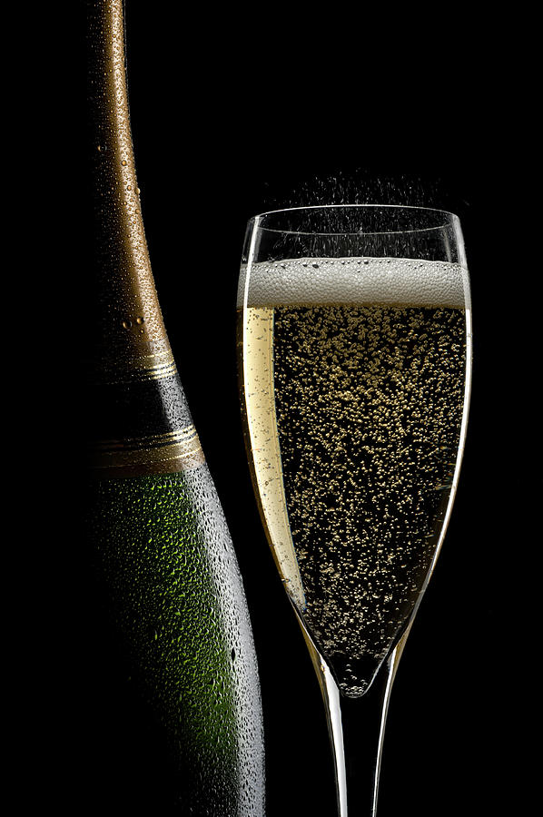 Champagne Still Life Photograph by Markswallow