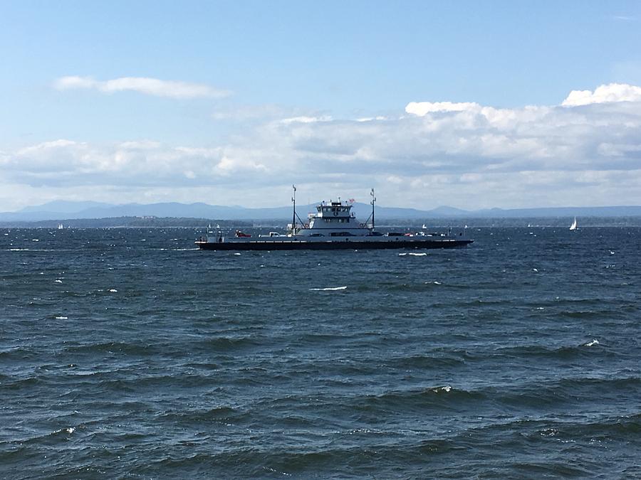 Champlain Ferry in Vermont Photograph by Brian Boucher - Fine Art America