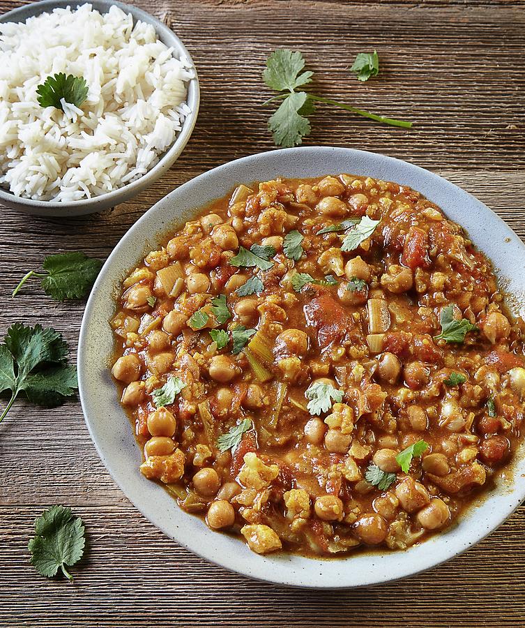 Chana Masala chickpea Curry, India Photograph by Jkey Photo - Fine Art ...