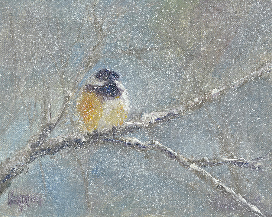 Chance Of Snow I Painting by Marilyn Wendling
