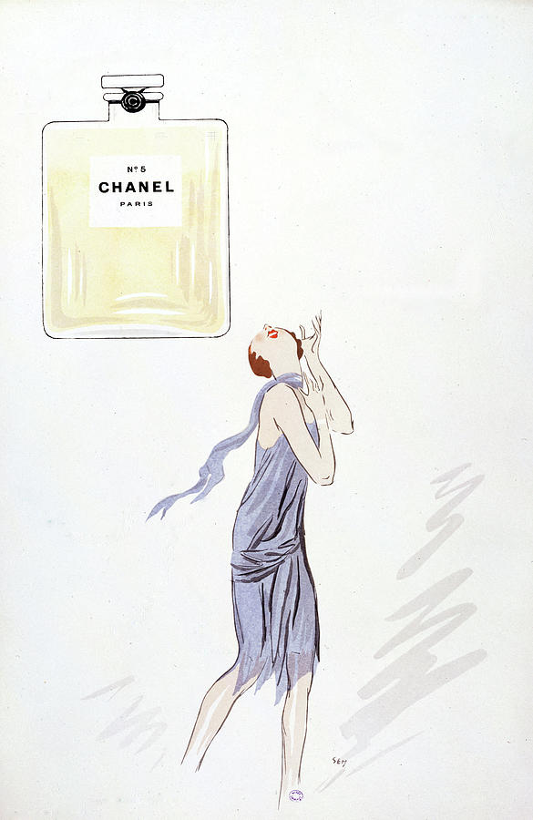 Perfume Photograph - Chanel No. 5, Perfume Bottle, 1927 by Science Source