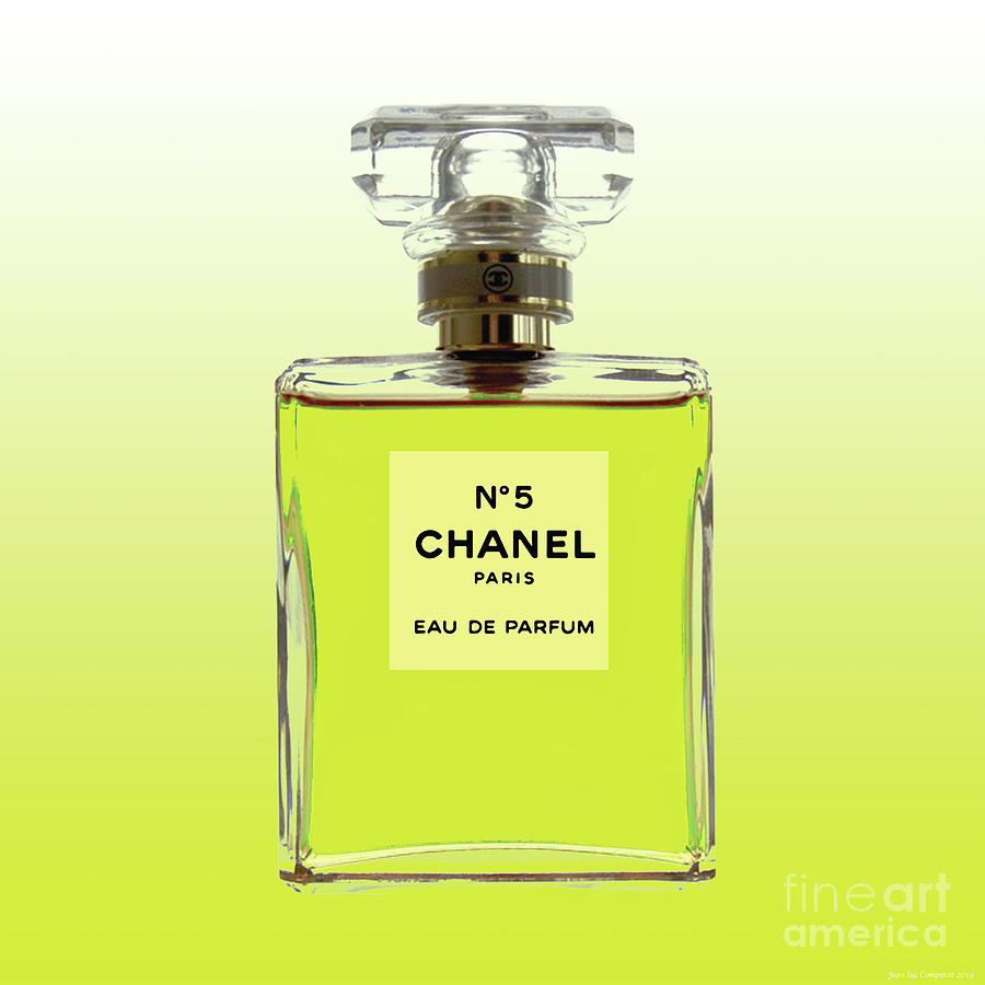 Chanel No 5 - Yellow citrus background by Jean luc Comperat Chanel No 5 - Yellow citrus background by Jean luc Comperat