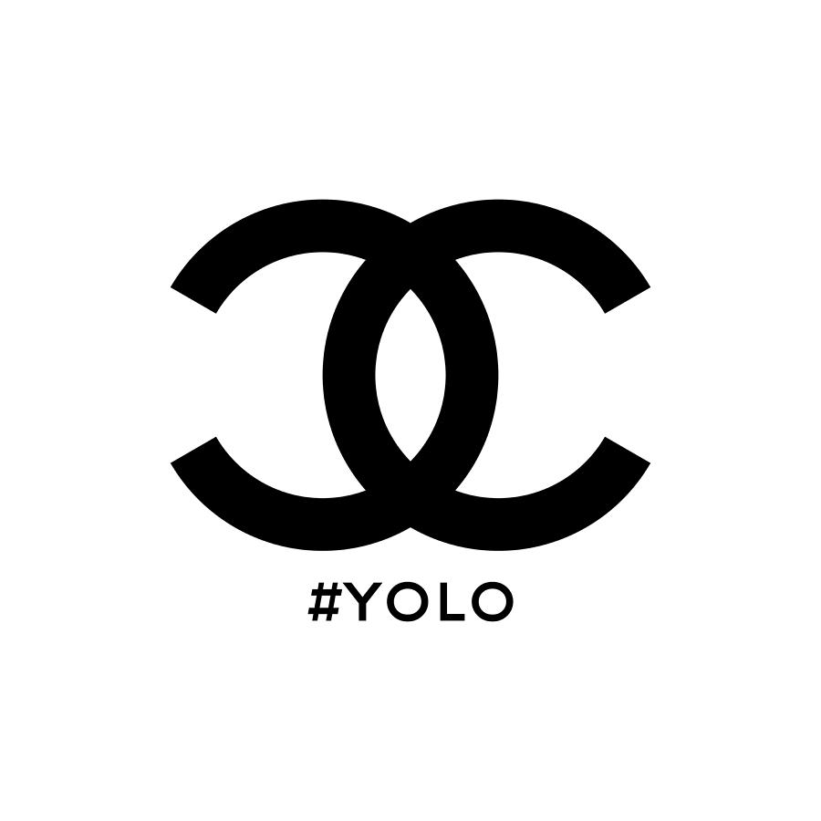 Chanel Painting - Chanel Yolo - You Only Live Once by Nikita Chanel Painting - Chanel Yolo - You Only Live Once by Nikita