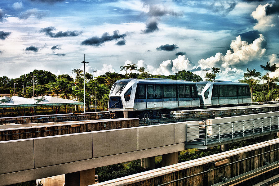 Changi Airport Skytrain System Photograph by © Ho Soo Khim