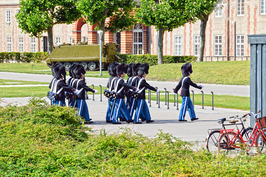 Changing of the Guard in Copenhagen Photograph by Catherine Sherman