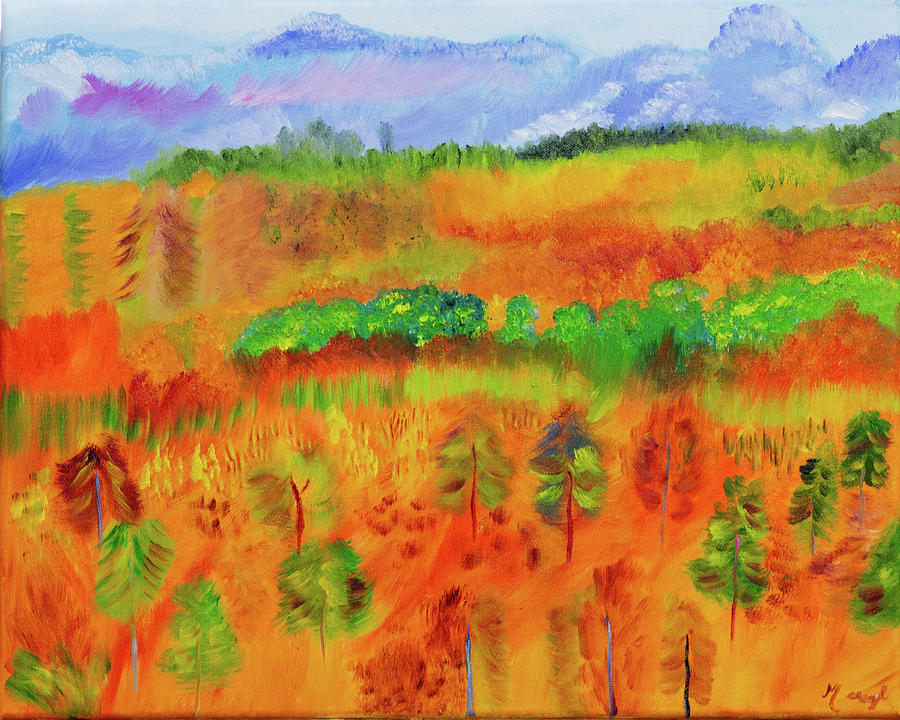 Changing Seasons Painting by Meryl Goudey