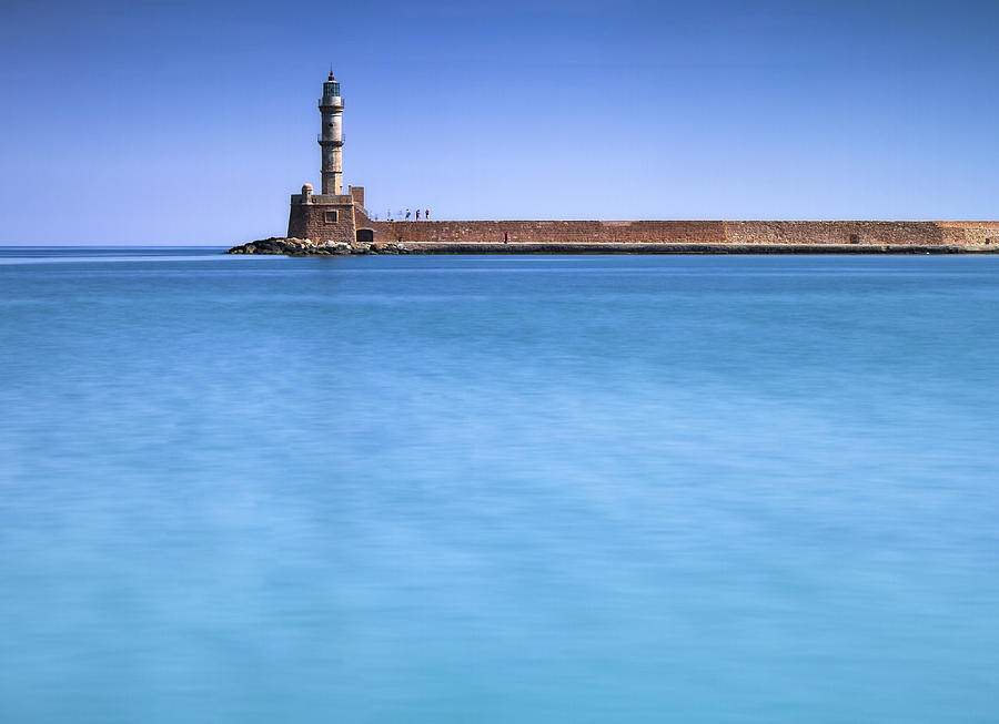 Chania Lighthouse - Crete Photograph by Stuart Leche