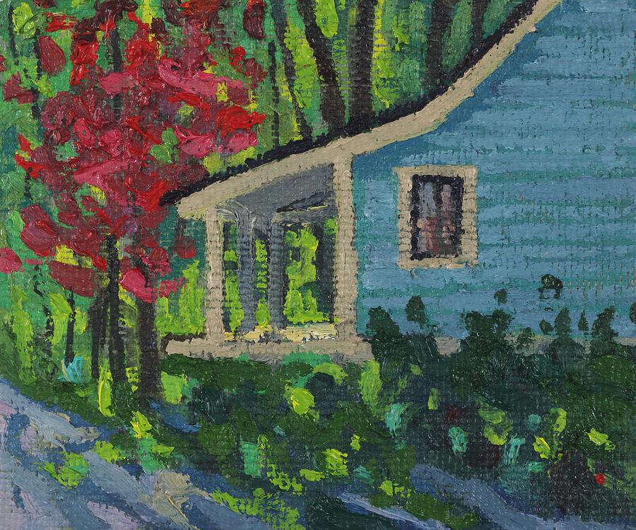 Chantry Breezes Garden Cottage Painting by Phil Chadwick