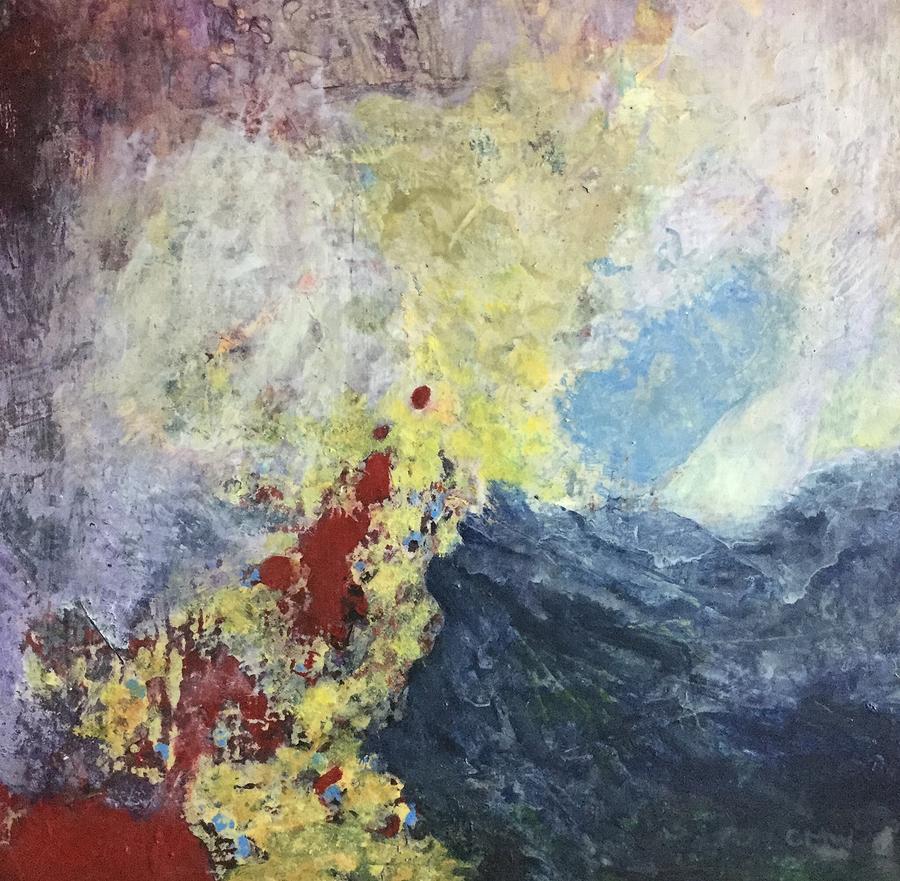 Abstract Painting - Chaos by Christine Watts