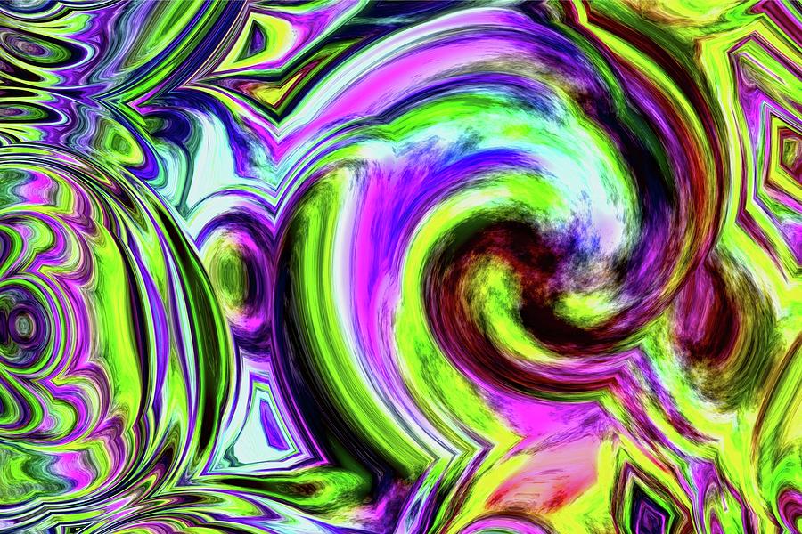 Chaos Zone Green Digital Art by Don Northup