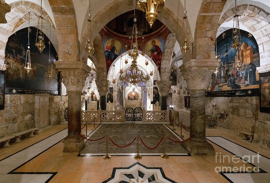 Chapel Of Saint Helena, Church Of The Holy Sepulchre, Jerusalem. 2022 Photograph by 