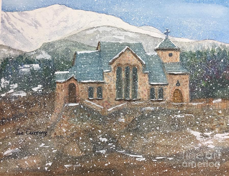 Chapel on the Rock Painting by Sue Carmony