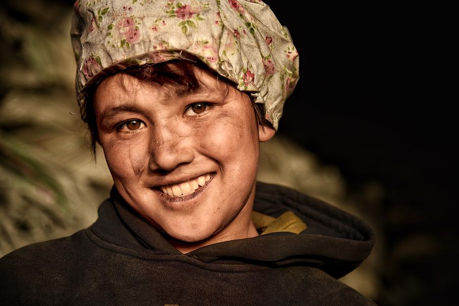 Charcoal Boy Photograph by Tayebe Mohamadkarami
