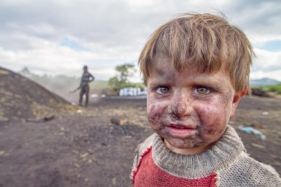 Charcoal Child Photograph by Feyzullah Tunc