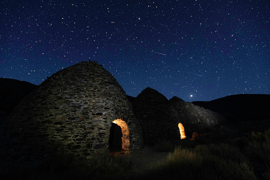 Charcoal Kilns at Night Photograph by Scott Cunningham