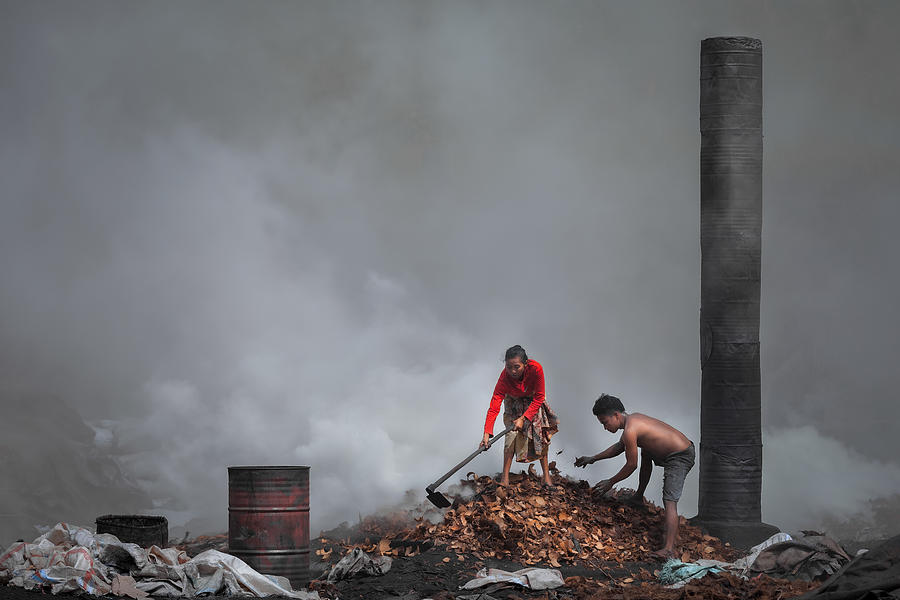 Charcoal Production Photograph by Indra Achmad