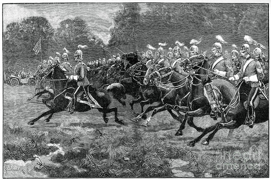 Charge Of The 5th And 7th Dragoon by Print Collector