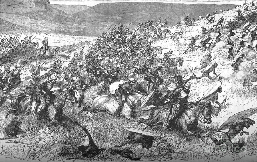 Charge Of The Seventeenth Lancers Drawing by Print Collector