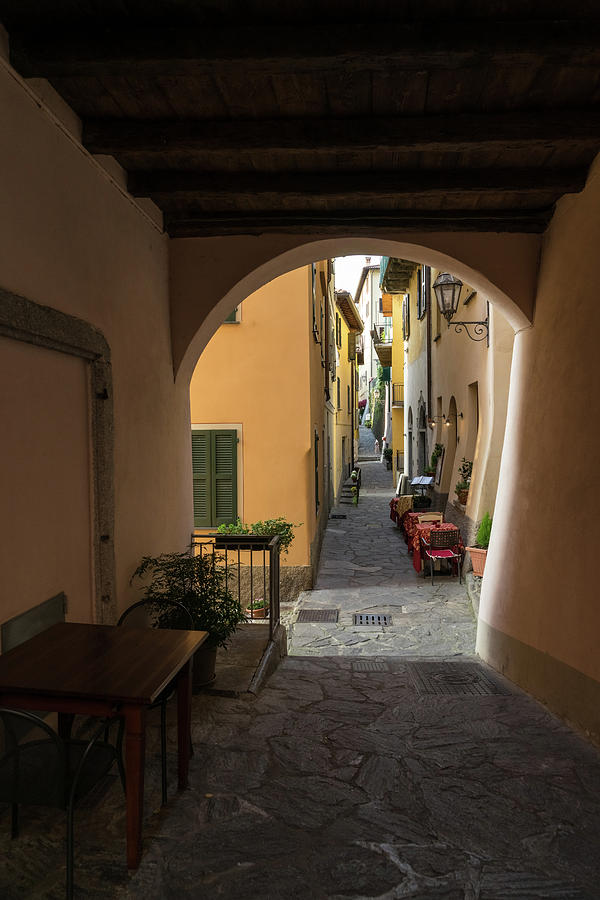 Charismatic Varenna - Tiny Backstreet Trattorias and Restaurants Photograph by Georgia Mizuleva