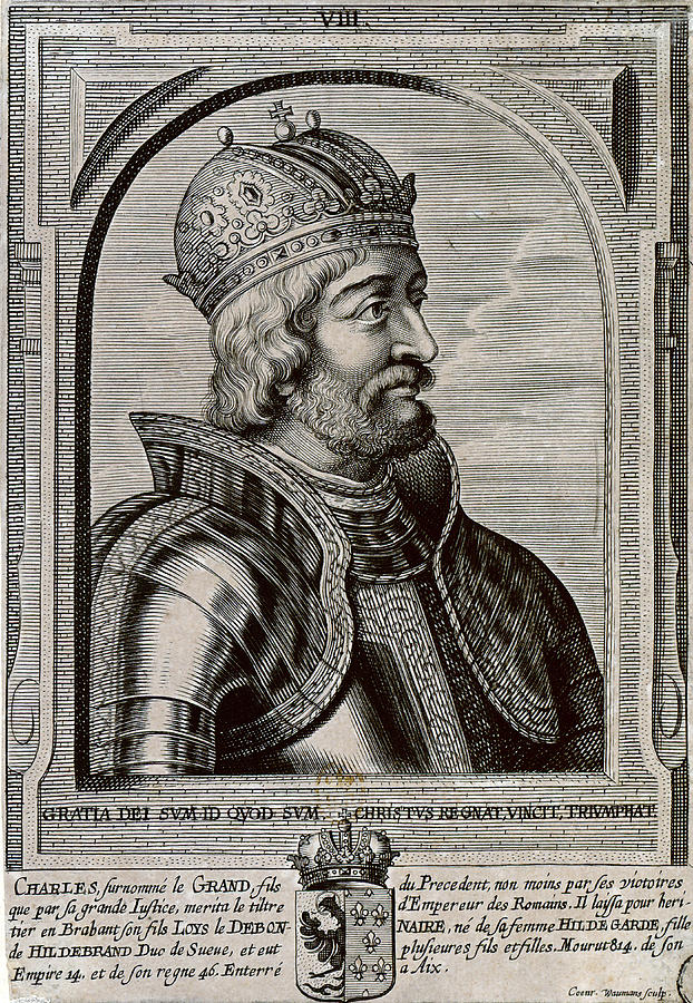 Charlemagne, First Holy Roman Emperor Photograph by Science Source