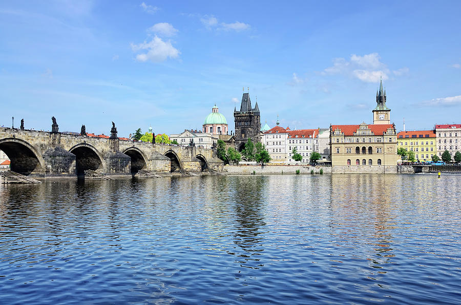 Charles Bridge, Prague Photograph by Alxpin