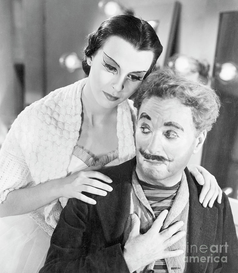 Charles Chaplin And Claire Bloom Photograph by Bettmann