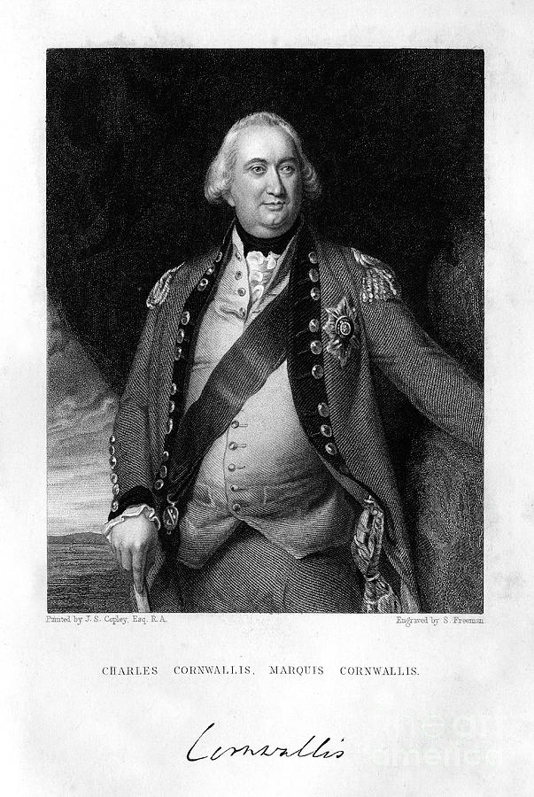 Charles Cornwallis 1738-1805, 1st Drawing by Print Collector