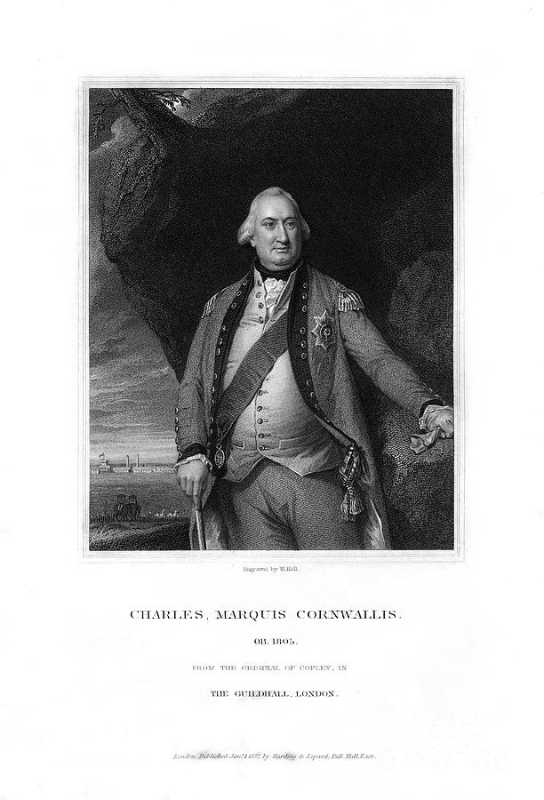 Charles Cornwallis, 1st Marquess Drawing by Print Collector