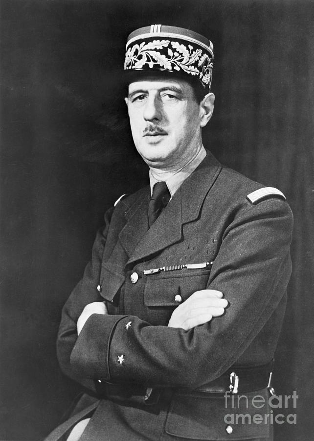 Charles De Gaulle As Leader Of The Free Photograph by Bettmann