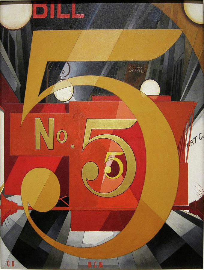 charles demuth the figure 5 in gold