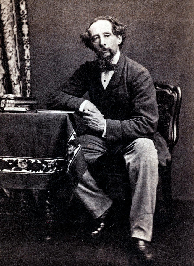 Charles Dickens, English Author Photograph by Science Source
