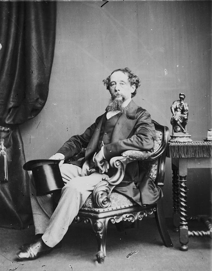 Charles Dickens Photograph by John & Charles Watkins