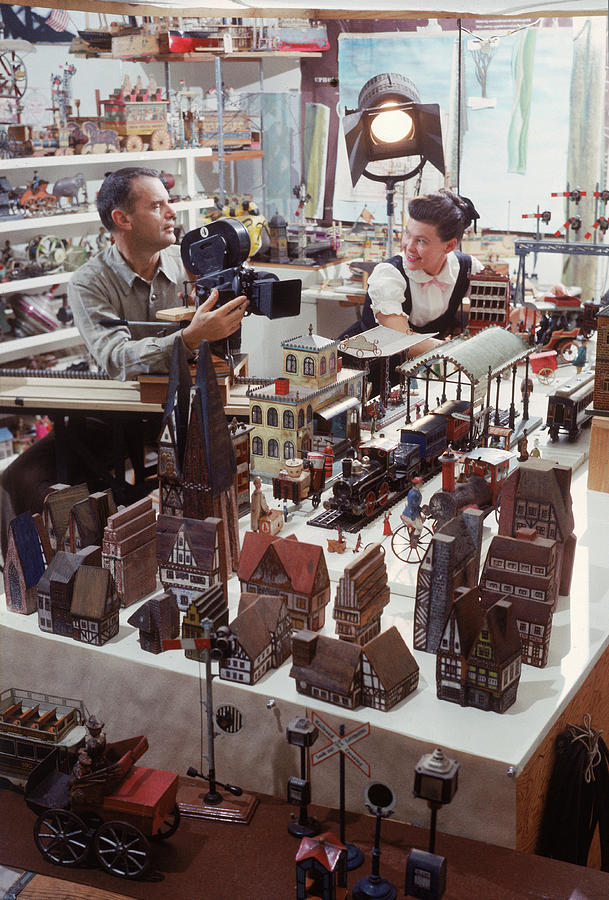Toy Photograph - Charles Eames And Ray Eames by Allan Grant