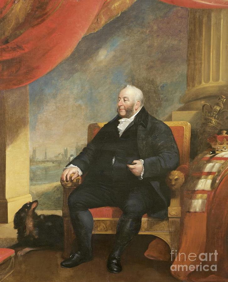 Dog Painting - Charles Howard, 11th Duke Of Norfolk, 1816 by James Lonsdale