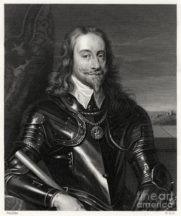 Charles I, King Of Great Britain Drawing by Print Collector