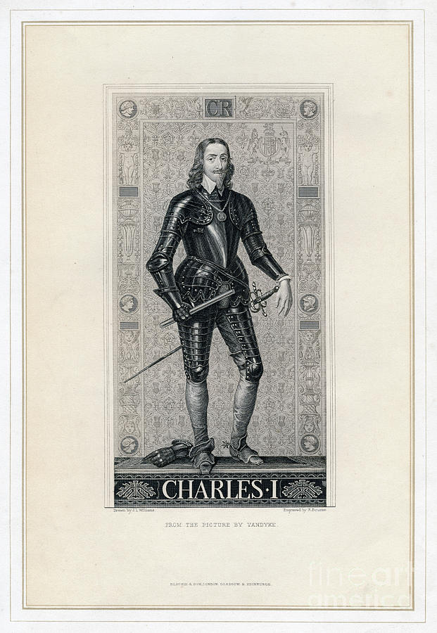 Charles I Of England, 19th Drawing by Print Collector